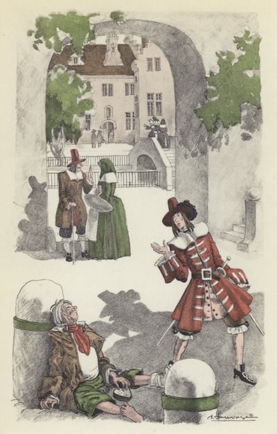 Illustrazione per Candido di Voltaire da Sylvain Sauvage